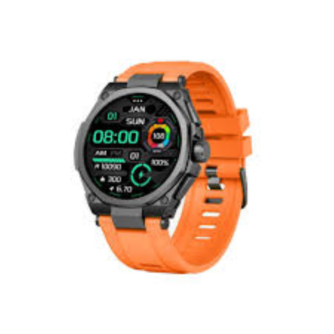 GREEN LION GRAND SMART WATCH BLACK/ORANGE